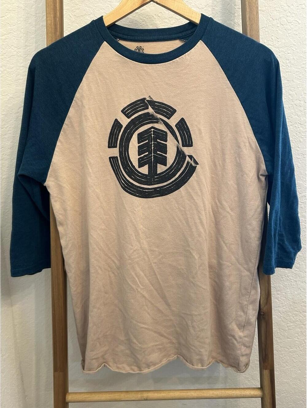 Element Baseball Style T Shirt Men’s Medium